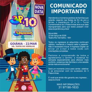 3 Palavrinhas alteracao de data